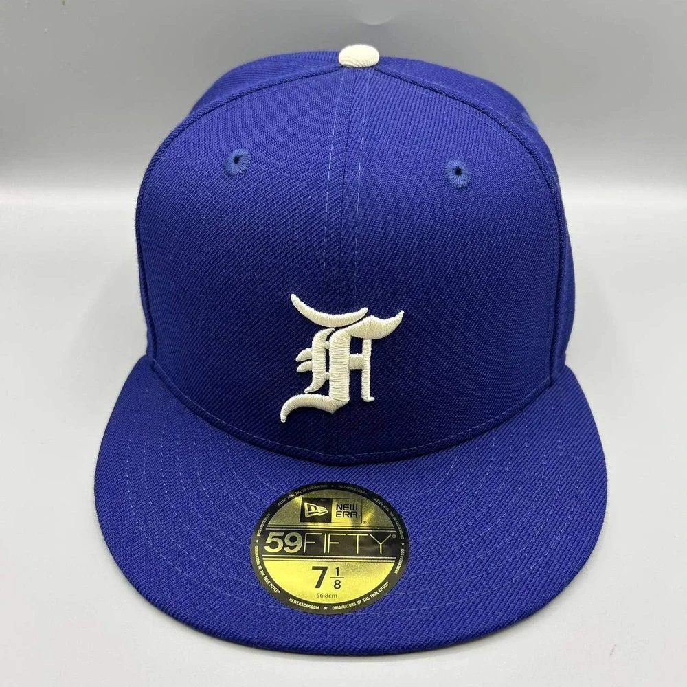Fear of God Hat Men 7 1/8 59Fifty New Era Fitted Cap LA‎ Dodgers FOG Wool New